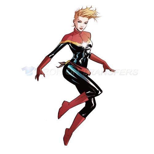 Captain Marvel Iron-on Stickers (Heat Transfers)NO.5847